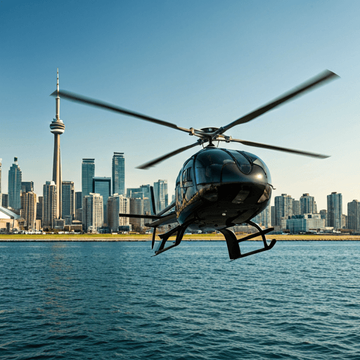 Helicopter over Toronto